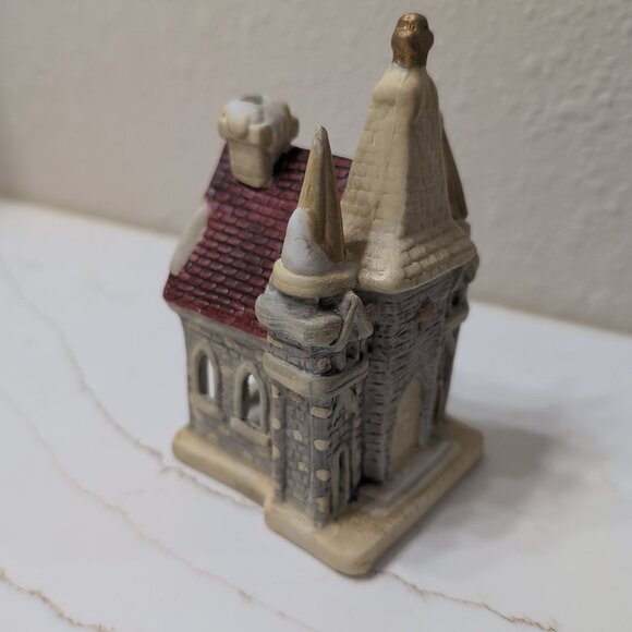 VTG The Porcelain Candle Holder Collection Church Hand-Painted Votive - Picture 2 of 4